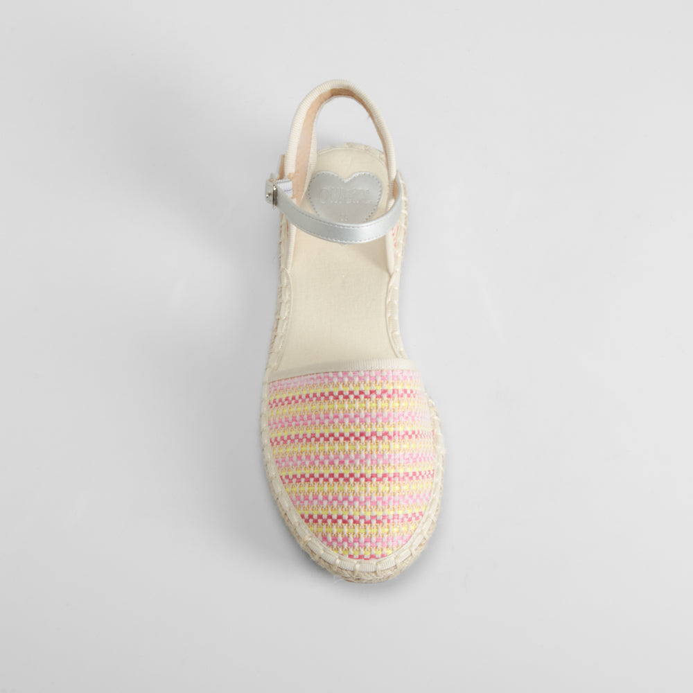 Alpargata yute juvenil rafia multicolor OH GIRL