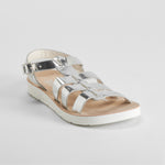 Sandalia cangrejera color plata OH GIRL