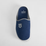 Zapatilla casa confort rizo azul marino COMFEET