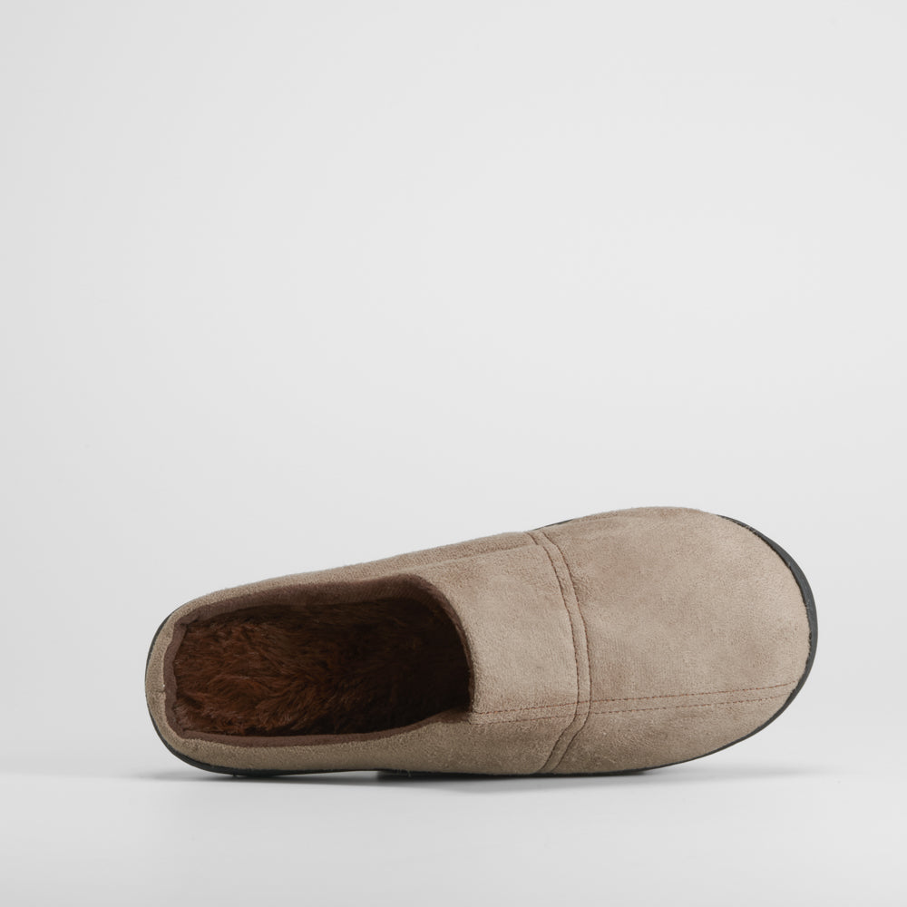 Zapatilla pelo cálido marrón OLYNE