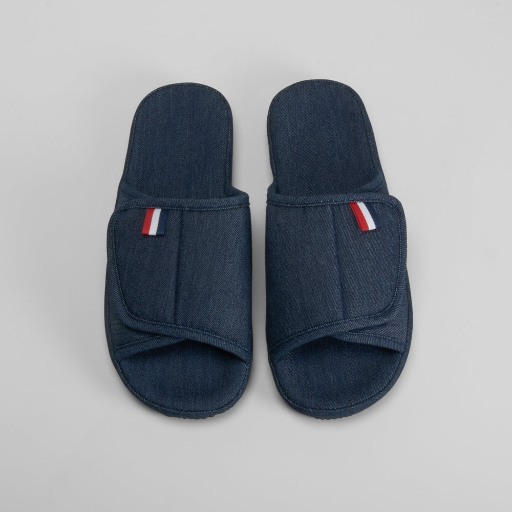 Zapatilla casa peptoe velcro denim OLYNE
