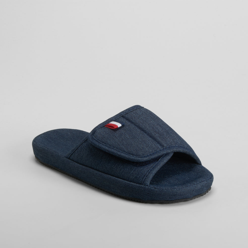 Zapatilla casa peptoe velcro denim OLYNE