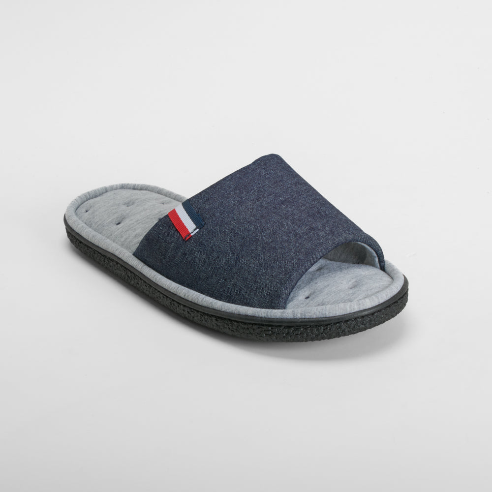 Zapatilla casa acolchada denim OLYNE