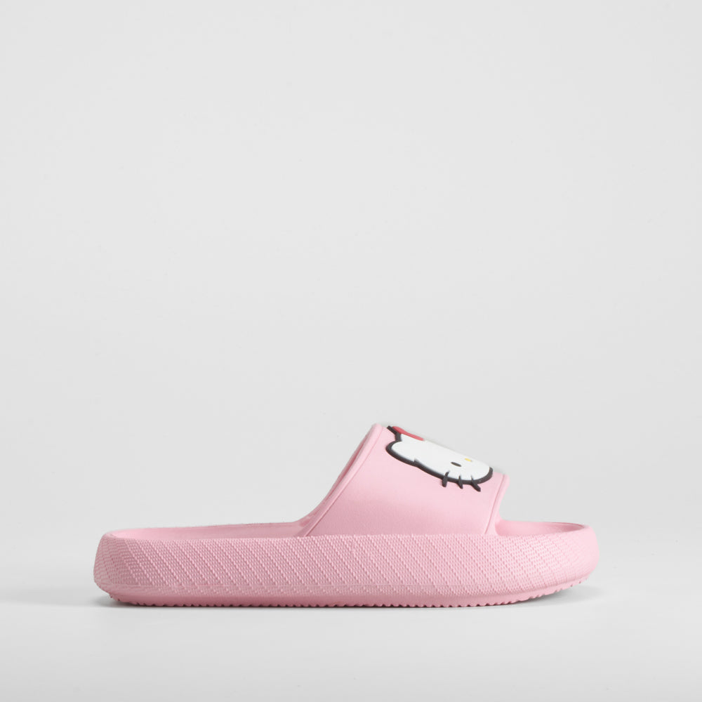Chancla de playa color rosa HELLO KITTY