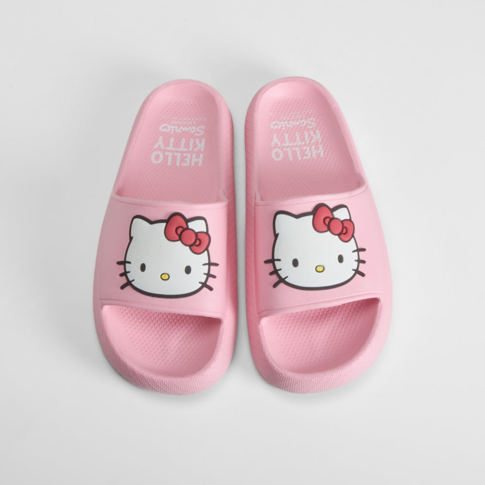 Chancla de playa color rosa HELLO KITTY