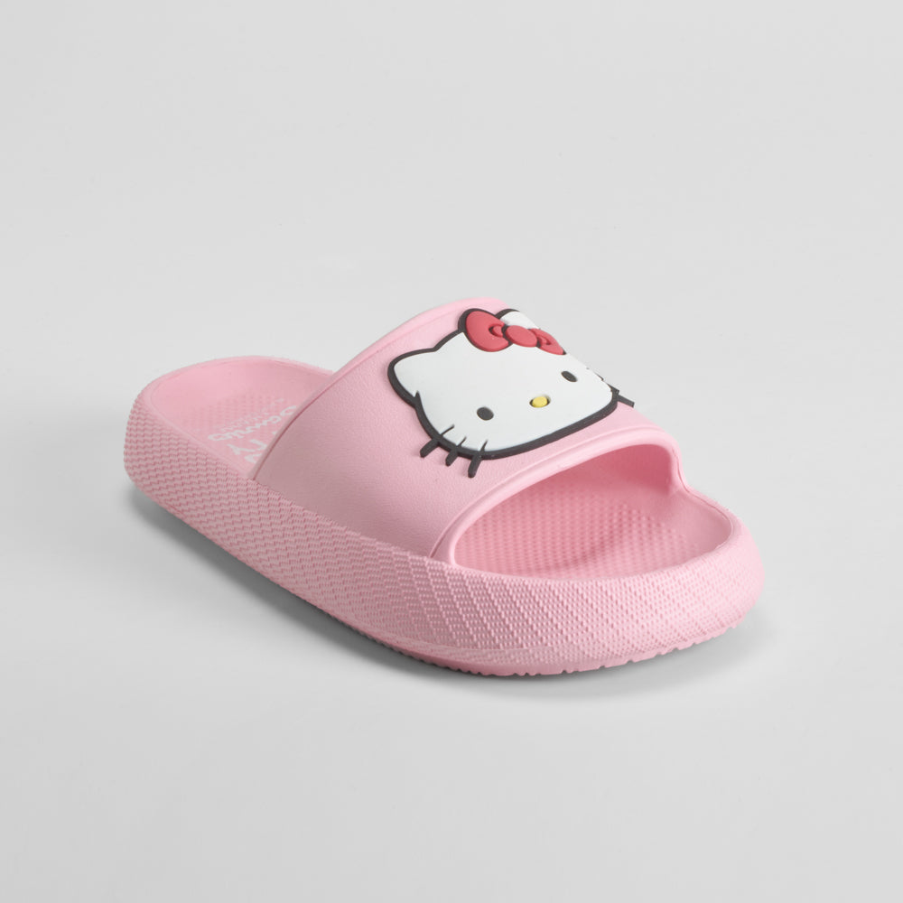 Chancla de playa color rosa HELLO KITTY