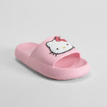 Chancla de playa color rosa HELLO KITTY