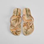 Chancla de dedo floral beige IPANEMA