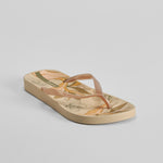 Chancla de dedo floral beige IPANEMA