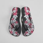 Chancla de dedo estampado floral negra IPANEMA