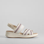 Chancla de tiras blanca COMFEET