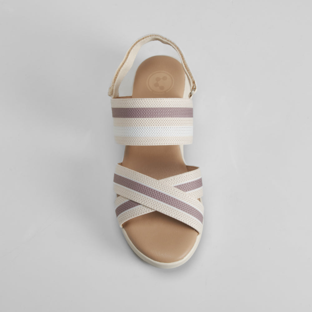 Chancla de tiras blanca COMFEET