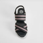 Chancla de tiras negra COMFEET