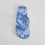 Chancla de dedo floral azul COCONUT