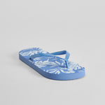 Chancla de dedo floral azul COCONUT