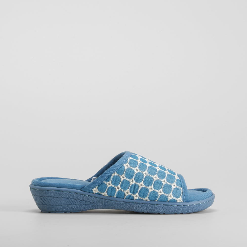 Zapatilla casa cuña denim OLYNE