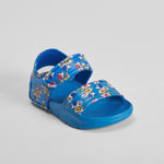 Chancla de playa velcro tiburones azul COCONUT