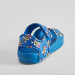 Chancla de playa velcro tiburones azul COCONUT
