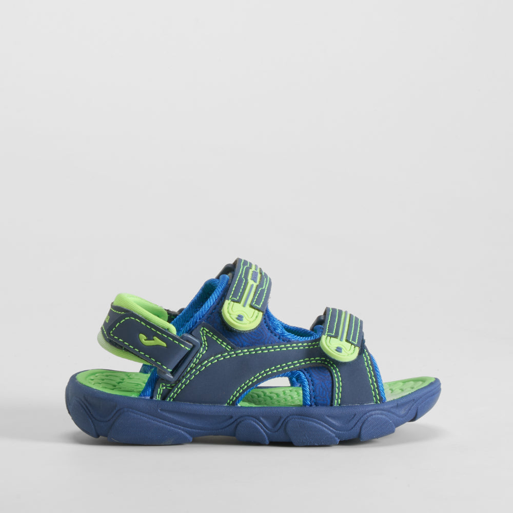 Sandalia deportiva marino y lima JOMA