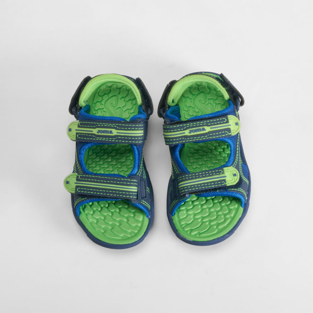 Sandalia deportiva marino y lima JOMA