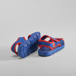 Chancla de playa velcro azul  SPIDERMAN