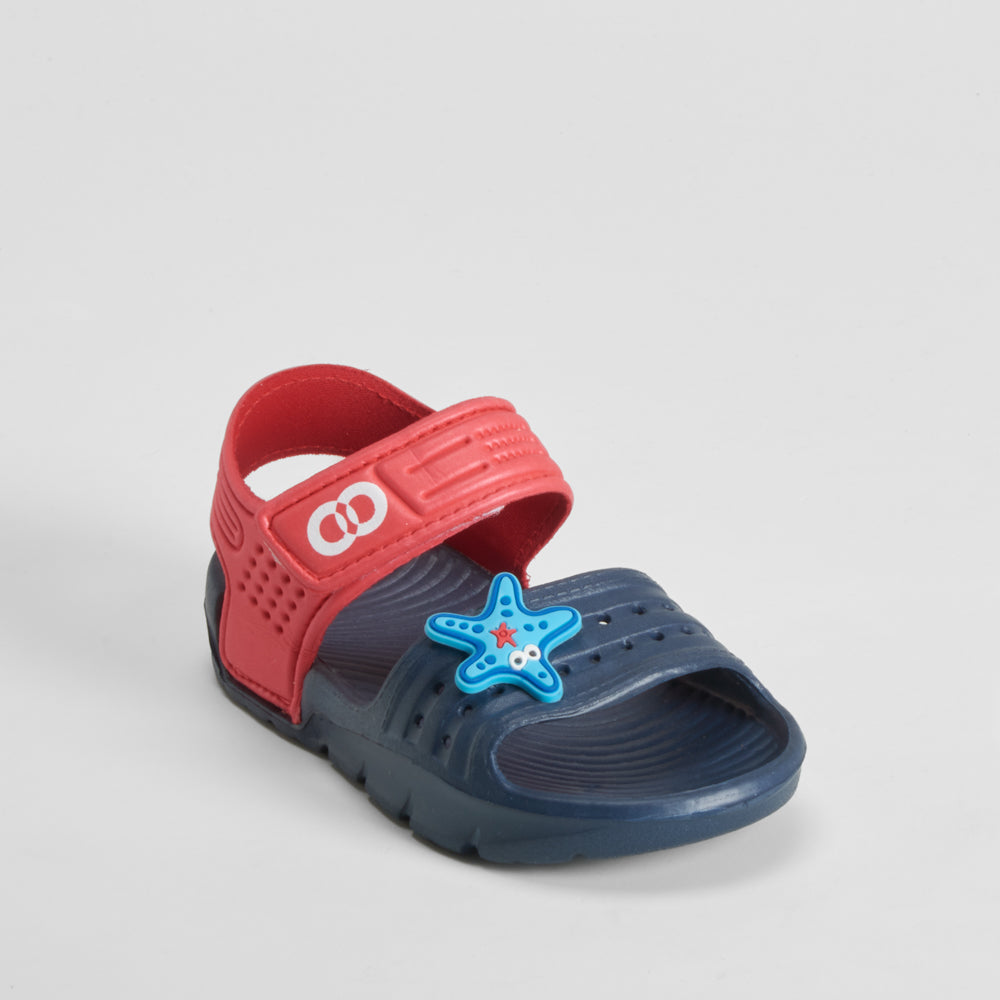 Chancla de playa estrella azul y rojo COCONUT