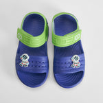 Chancla velcro bebé azul y verde COCONUT