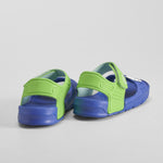 Chancla velcro bebé azul y verde COCONUT