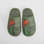 Zapatilla casa dino verde OLYNE