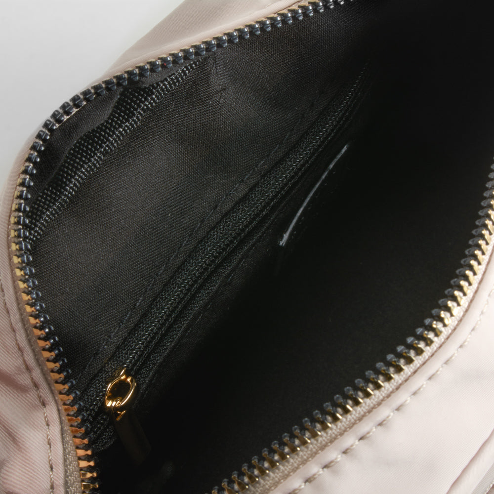 Bolso bandolera acolchado camel NYC