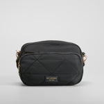 Bolso bandolera acolchado nylon negro NYC