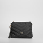 Bolso bandolera nylon negro NYC