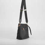 Bolso bandolera nylon negro NYC