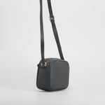 Bolso bandolera grabado negro PICCOLA PIU