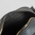 Bolso bandolera grabado negro PICCOLA PIU