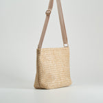 Bolso de rafia beige PICCOLA PIU
