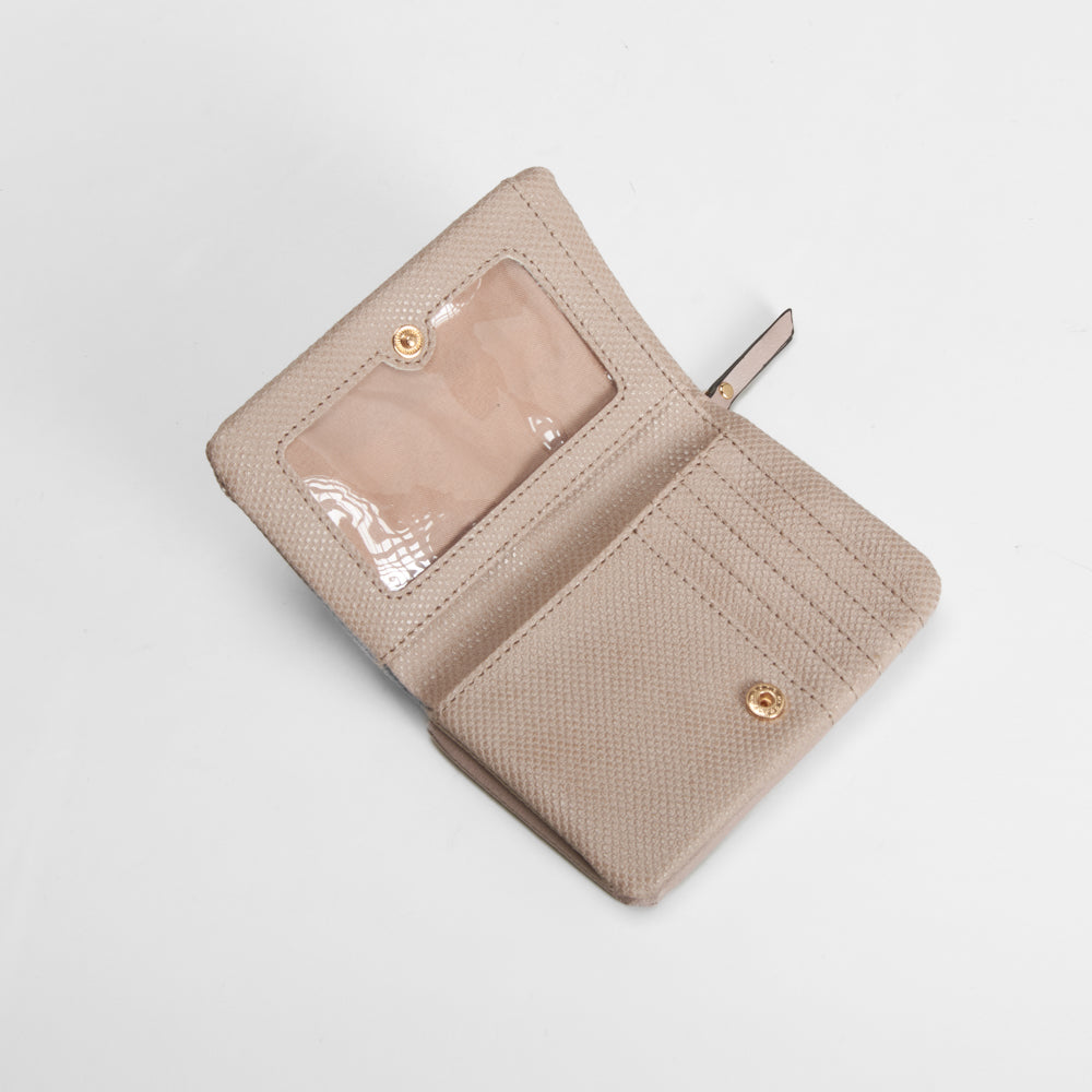 Monedero pequeño beige PICCOLA PIU