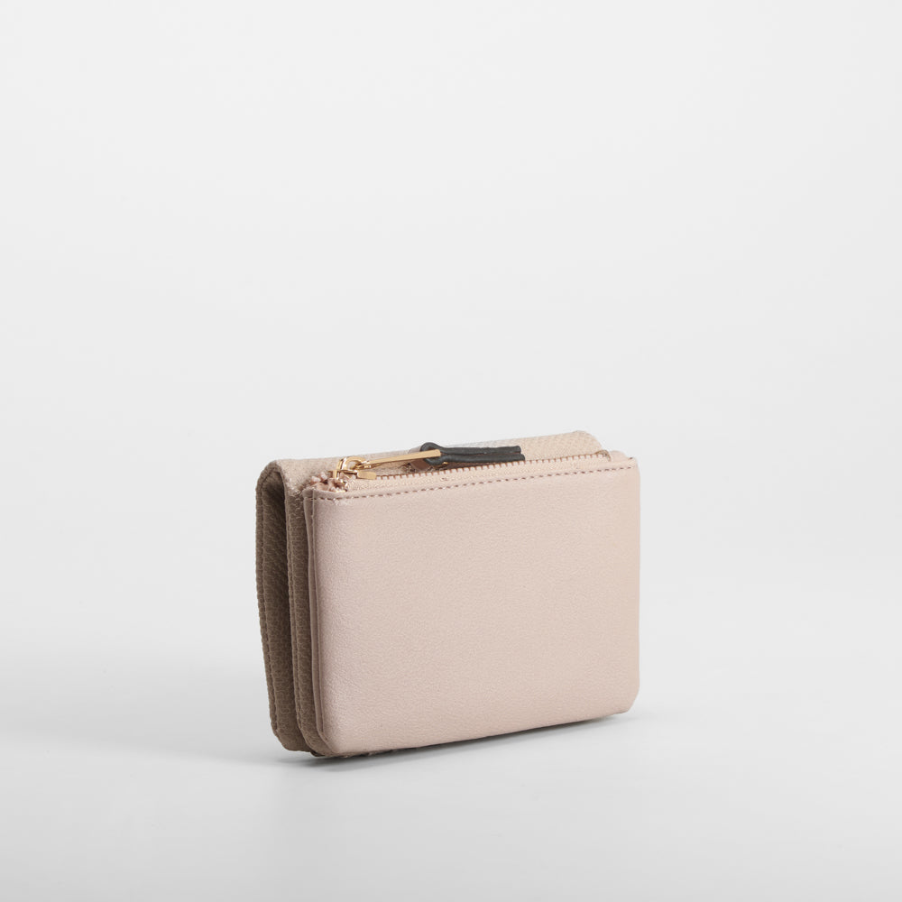 Monedero pequeño beige PICCOLA PIU