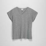 Camiseta mujer rayas gris NYC