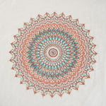 Camiseta manga corta mandala blanca PICCOLA PIU