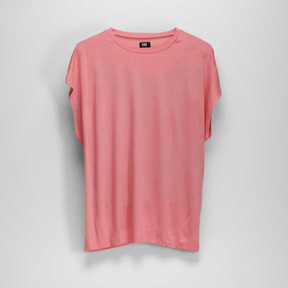 Camiseta manga corta sport coral UTWO