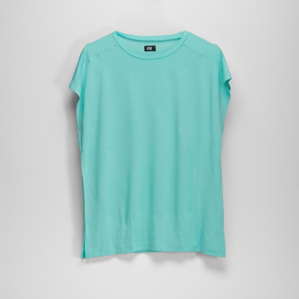 Camiseta manga corta lisa verde UTWO