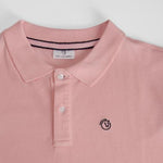 Polo clásico manga corta rosa MR. HANSEN