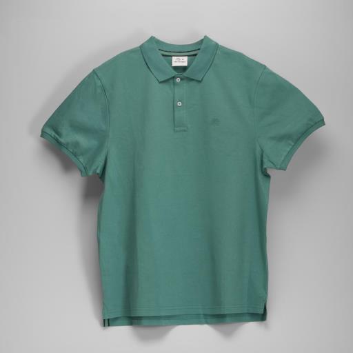 Polo manga corta verde elegante MR. HANSEN