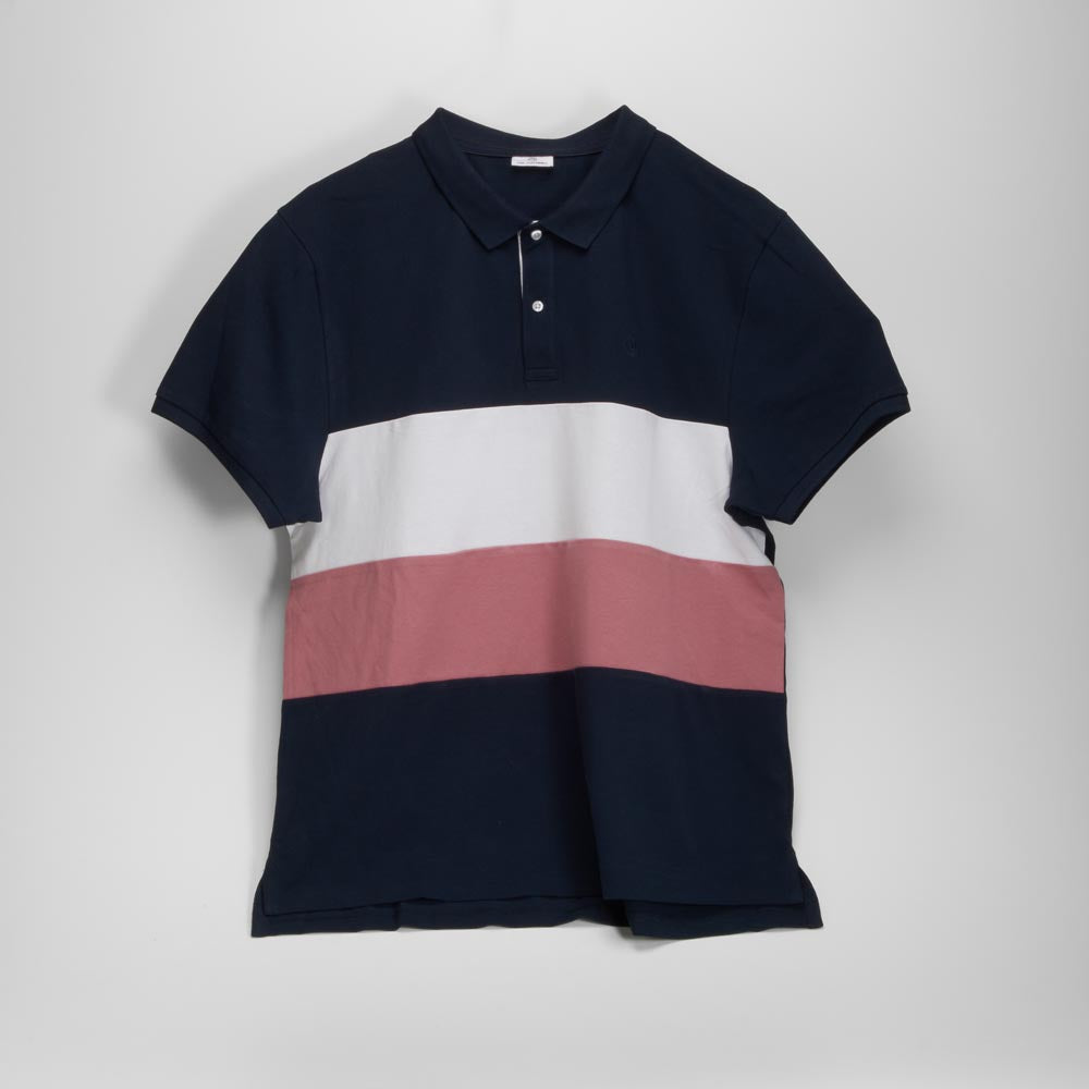 Polo manga corta multicolor de rayas MR. HANSEN