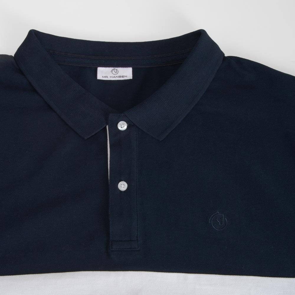 Polo manga corta multicolor de rayas MR. HANSEN