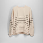 Sudadera rayas manga larga beige NYC
