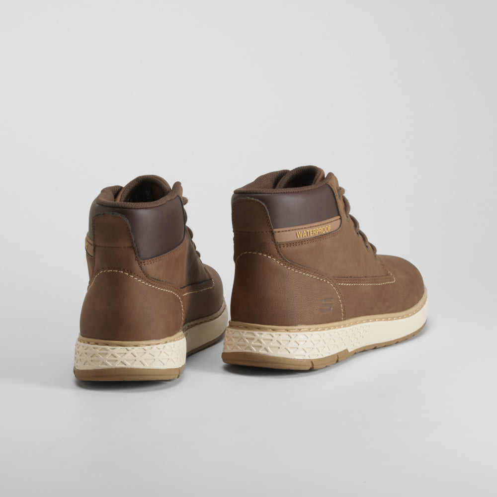 Botín plano Relaxed Fit marrón SKECHERS