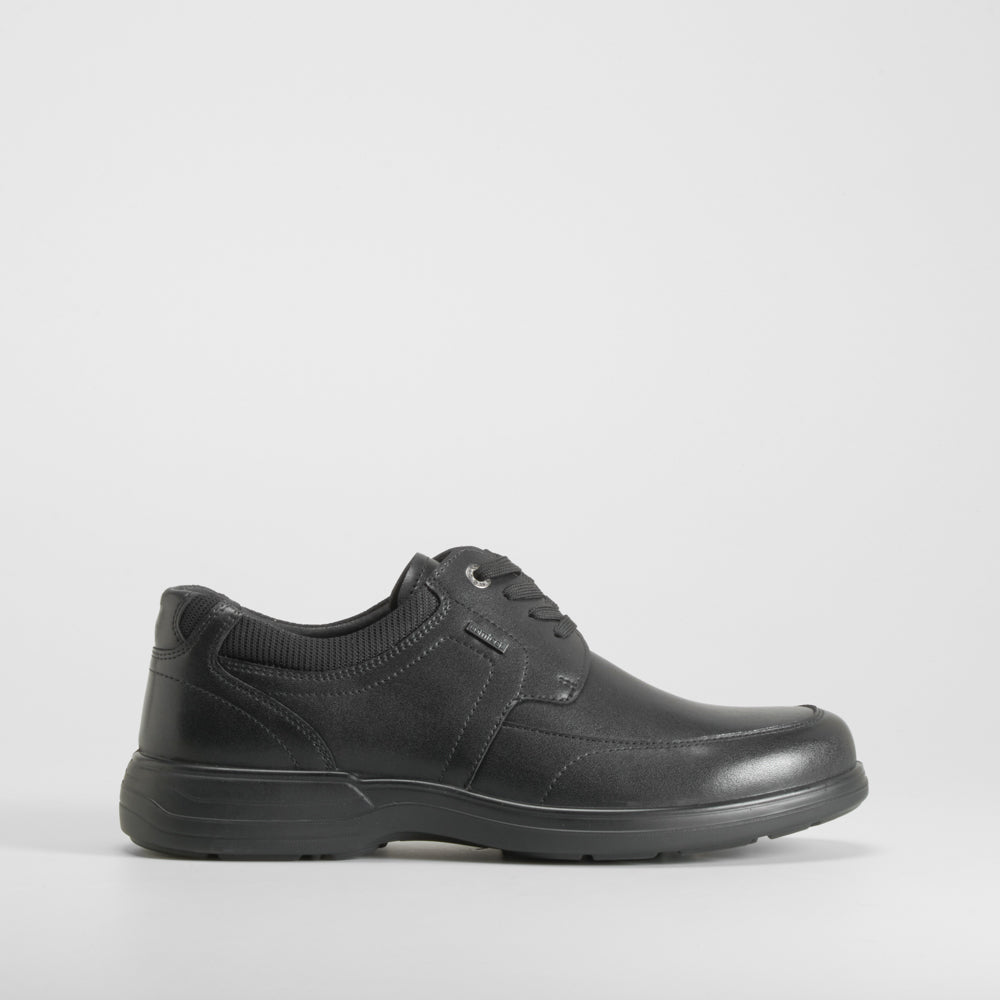 Zapato cordón piel negro COMFEET