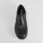 Zapato velcro piel negro COMFEET